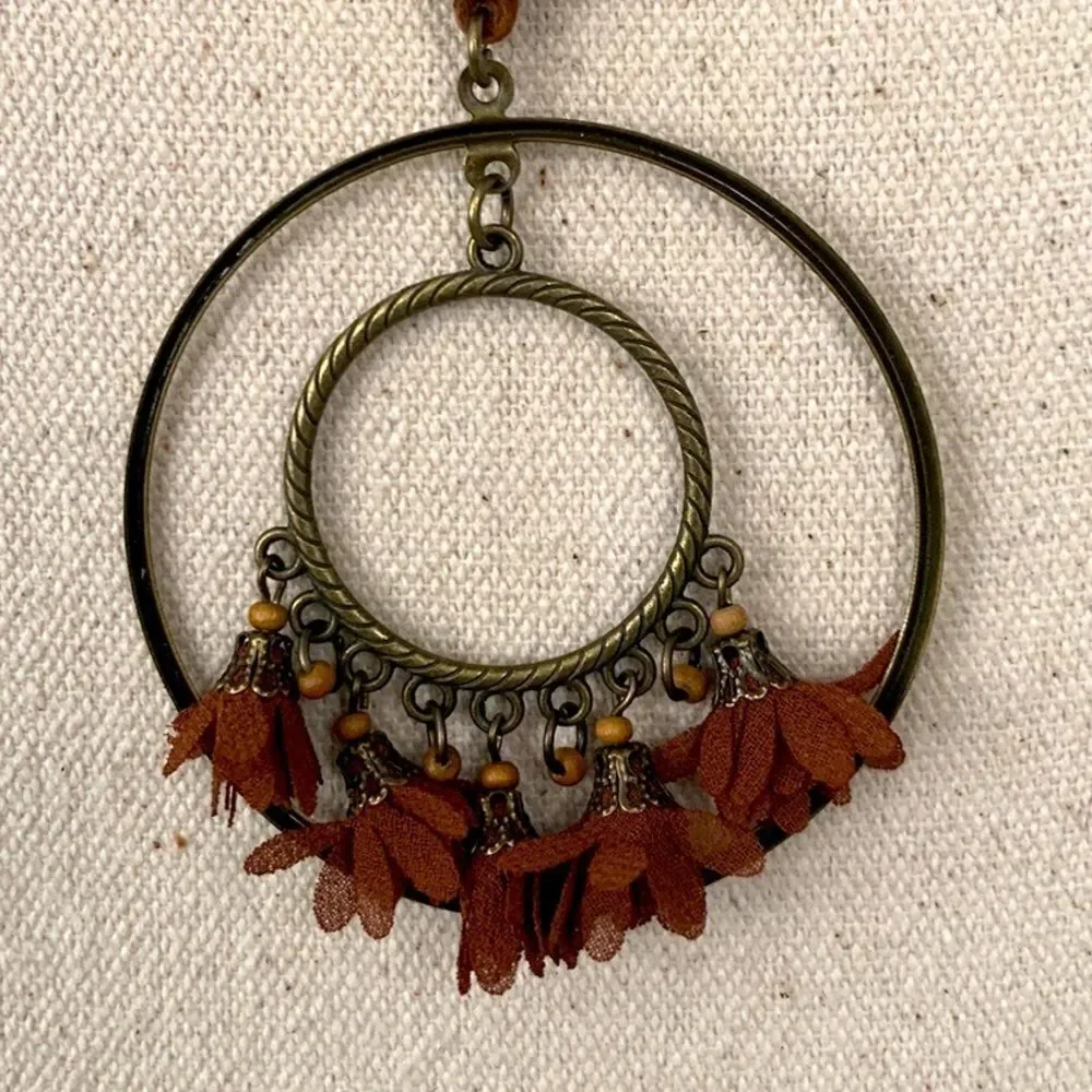 Set of 3 Men’s Boho Pendant Necklaces with Tassels